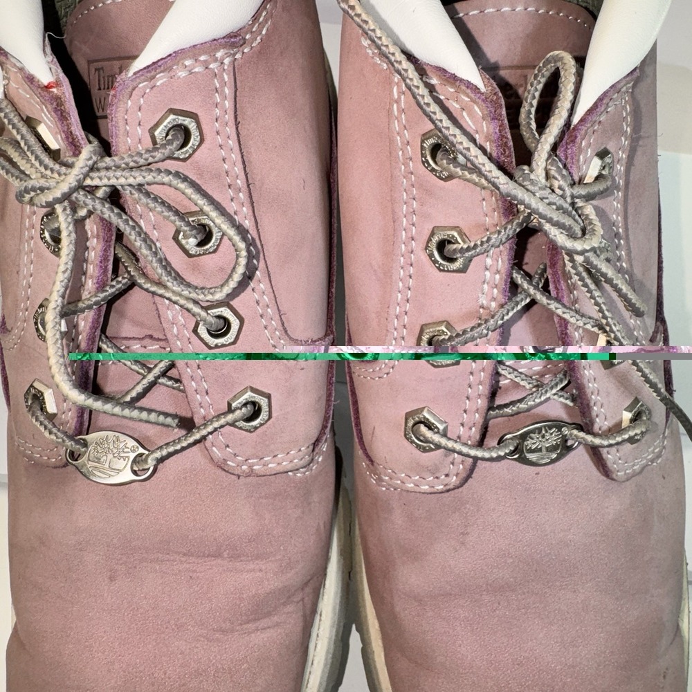 Timberland Nellie Chukka Boots Women's Nubuck Waterproof Pink Shoes Sz 10M - Picture 12 of 13